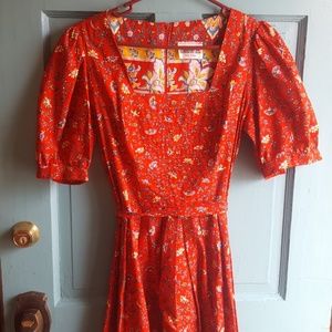 Vintage 70s Prairie Dress